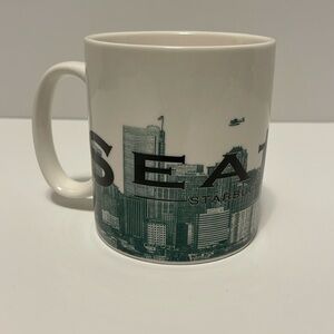 Starbucks Seattle Skyline Series 2005 Barista Collectible Ceramic Coffee Mug Cup